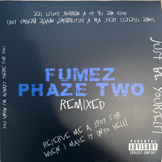 Image of Front Cover of 0854442S: LP - FUMEZ, Phaze Two Remixed (EastLondon Recordings; ELRLP0100, UK 2024, Inner, Limited Edition, With CD)   NEW/NEW