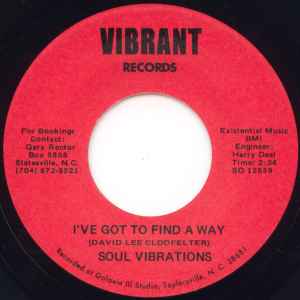 Image of Front Cover of 7" - /VG+ - SOUL VIBRATIONS, I've Got To Find A Way / The Dump (Now-Again Records; none, US 2003, Plain sleeve), Nice clean copy!,  - 3016273C