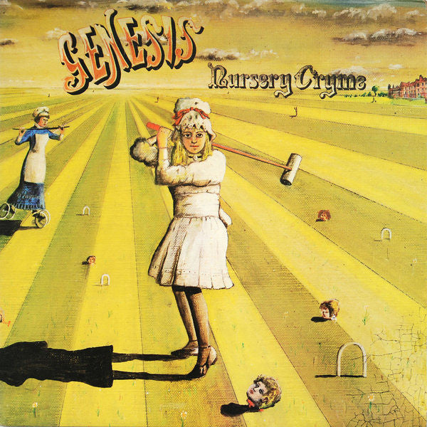 Image of Front Cover of 0924044E: LP - GENESIS, Nursery Cryme (Charisma; CAS 1052, UK 1974 Reissue, Gatefold, HILTOP matrix. Not laminated)   VG/VG