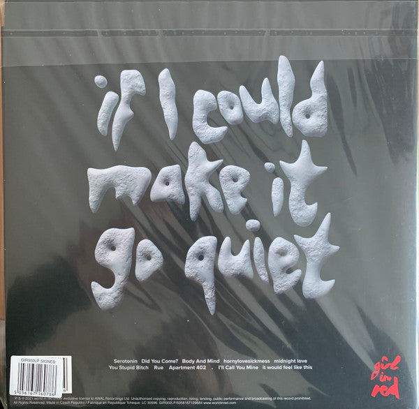 Image of Back Cover of 3854068S: LP - GIRL IN RED, If I Could Make It Go Quiet (AWAL Recordings Ltd; GIR002LP, Europe 2021, Gatefold)   NEW/NEW