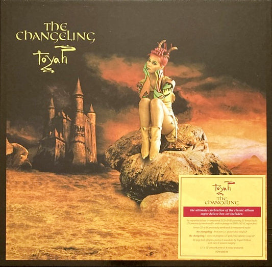 Image of Front Cover of 0924072E: 2xLP - TOYAH, The Changeling (Cherry Red; TOYAH150, Europe 2023, Picture Disc, Pink/Blue Splatter Disc, 3xCD, DVD, Print, 44-page Book)   VG+/M