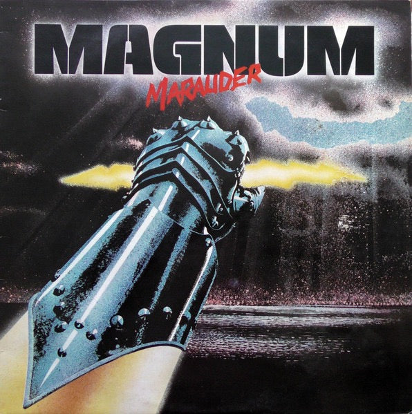 Image of Front Cover of LP - VG/VG - MAGNUM, Marauder (Jet Records; JETLP230, UK 1980), Mottling, Edge wear, Hype stickered sleeve,  - 2016242C