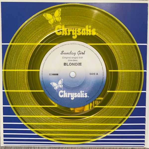 Image of Label Cover of 2x7" - VG+/VG+ - BLONDIE, Sunday Girl (UMC; 5393433, Europe 2022 Reissue, Gatefold, 2 Inners, Red & Yellow Vinyl RSD Limited Edition), ,  - 3356046S