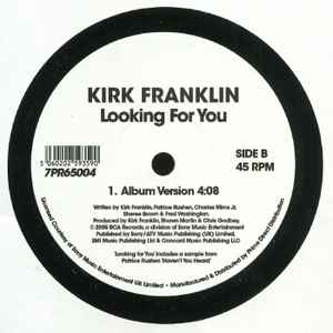 Image of Back Cover of 7" - /G+ - KIRK FRANKLIN, Looking For You (RCA Records; 7PR65004, UK 2019 Reissue), ,  - 2116603C