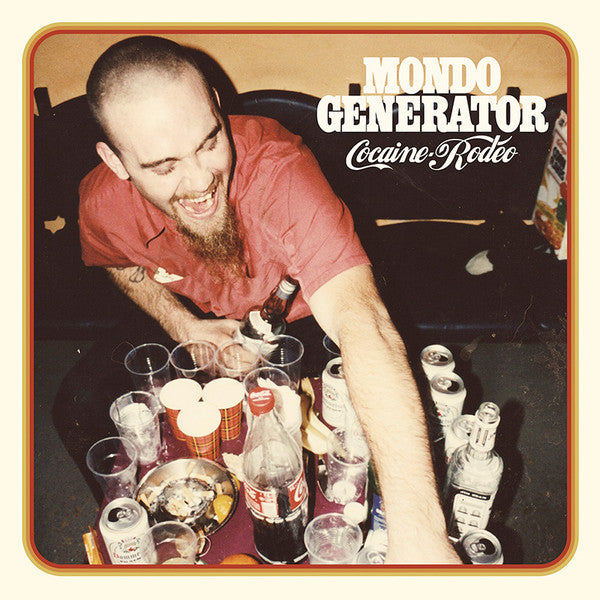 Image of Front Cover of 0954148S: LP - MONDO GENERATOR, Cocaine Rodeo (Heavy Psych Sounds; HPS133, Italy 2020 Reissue, Limited Edition of 300, Yellow Black Splatter Vinyl)   NEW/NEW