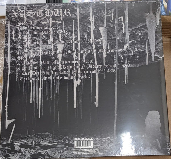 Image of Back Cover of 0914353C: 2xLP - XASTHUR, Xasthur (Back On Black; BOBV573LP, UK 2020, Gatefold, 2 Inserts, D-side tracks exclusive vinyl only bonus tracks.)   NEW/NEW