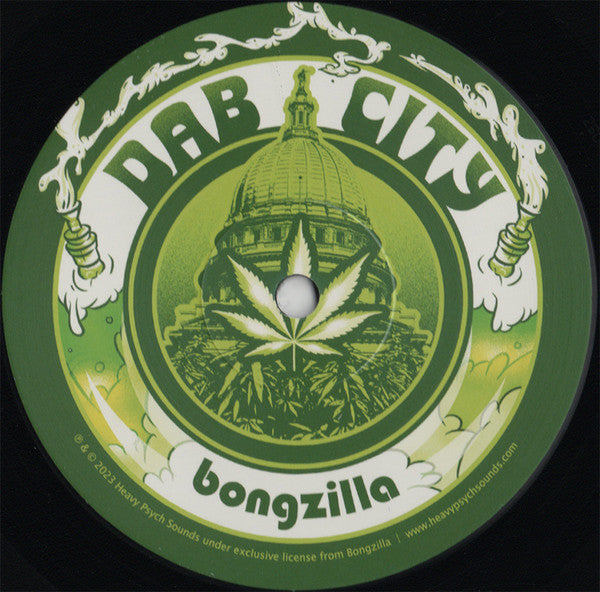 Image of Back Cover of 0914360C: LP - BONGZILLA, Dab City (Heavy Psych Sounds; HPS274, Italy 2023, Black Vinyl)   NEW/NEW