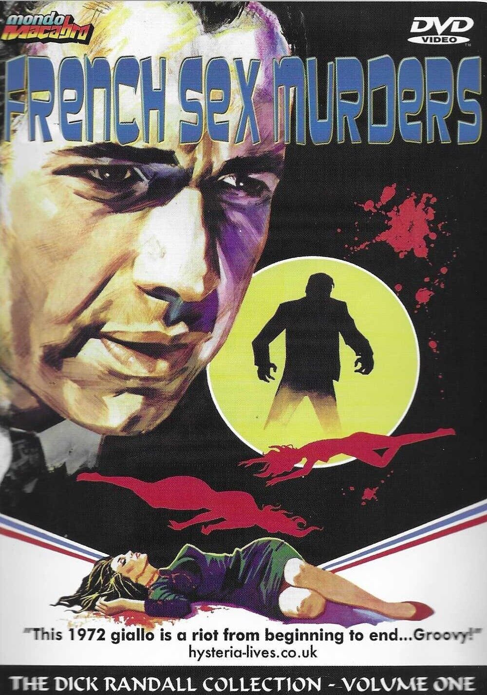 Image of Front Cover of 0934225E: DVD - F. L. MORRIS, French Sex Murders (Mondo Macabro; MOD117, US 2005)   VG+/VG+