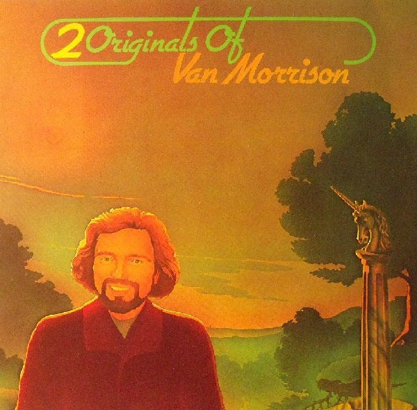 Image of Front Cover of 0914269C: 2xLP - VAN MORRISON, 2 Originals Of Van Morrison (Warner Bros. Records; WB 86 009, Germany 1980s Reissue, Gatefold, SIAE Label Credits.) Worn sleeve.  VG/VG+