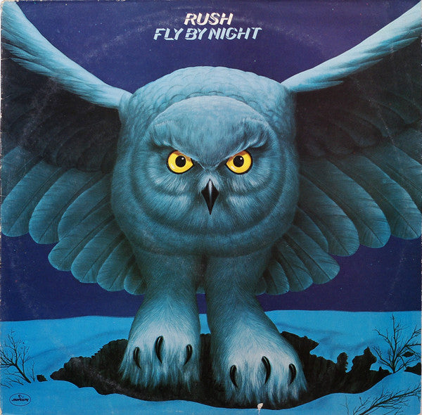 Image of Front Cover of LP - VG/VG - RUSH, Fly By Night (Mercury; PRICE 19, UK 1983 Reissue, Company Inner, Priceless), Edge wear. Light unfeelable marks on disc.,  - 3646058S