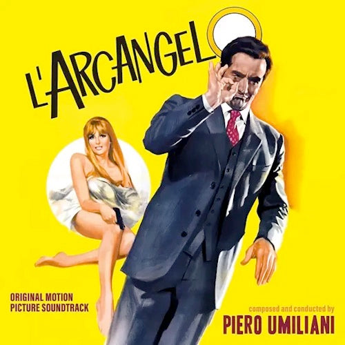 Image of Front Cover of 1714254C: LP - PIERO UMILIANI, L Arcangelo OST (BTF; VMLP252, UK 2024, Clear Yellow Vinyl)   NEW/NEW