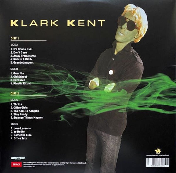 Image of Back Cover of LP - NEW/NEW - KLARK KENT, Klark Kent (BMG; 538907281,  2023, Remastered, Compilation), ,  - 2036064E