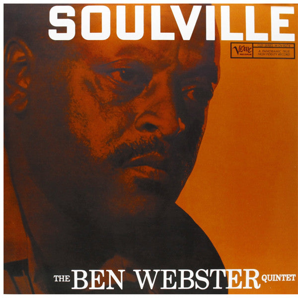 Image of Front Cover of 0944382S: 12" - THE BEN WEBSTER QUINTET, Soulville (Verve Records; MG V-8274, US 2010s Reissue)   VG+/VG+