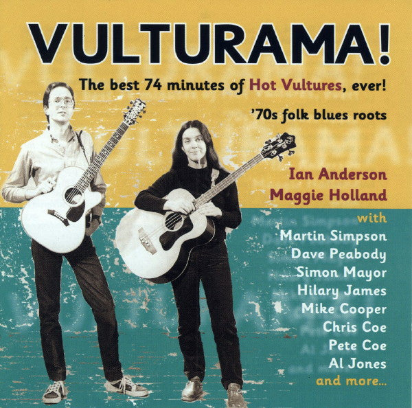 Image of Front Cover of 0934391E: CD - HOT VULTURES, Vulturama! (The Weekend Beatnik; WEBE 9031, UK 1998)   VG+/VG+