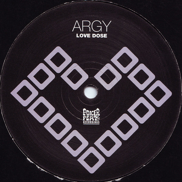 Image of Back Cover of 1044002S: 12" - ARGY, Love Dose (Poker Flat Recordings; PFR 60, Germany 2005)   /VG+