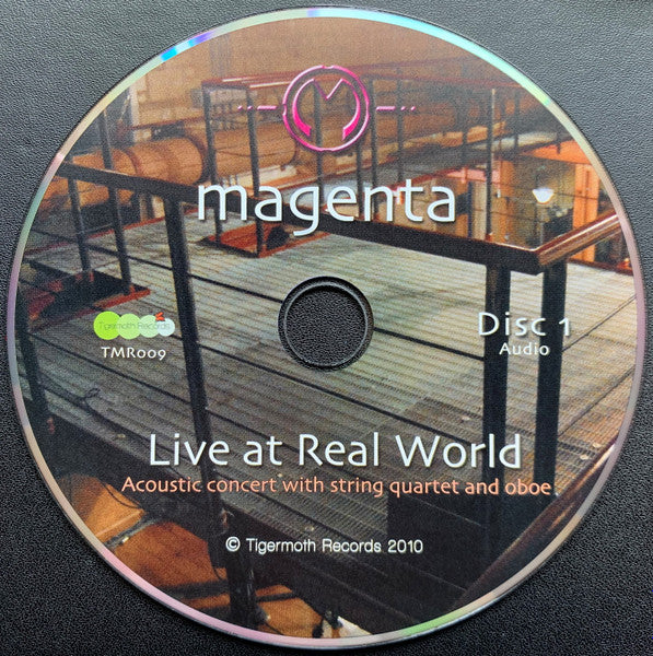 Image of Label of 0954252S: 3xCD - MAGENTA, Live At Real World (Tigermoth Records; TMR2CD005, UK 2010)   VG+/VG+