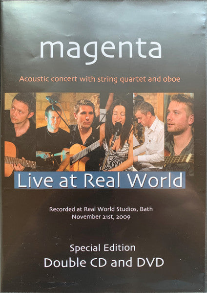 Image of Front Cover of 0954252S: 3xCD - MAGENTA, Live At Real World (Tigermoth Records; TMR2CD005, UK 2010)   VG+/VG+