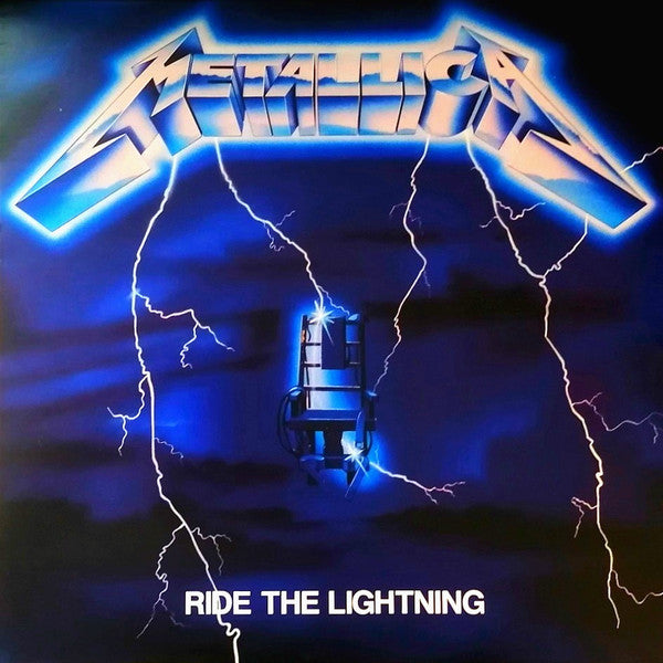 Image of Front Cover of LP - VG+/VG+ - METALLICA, Ride The Lightning (Blackened; 00602547885241, Europe 2016, Gatefold, Insert), Light Hairline Across Side 2, Doesn't Affect Play,  - 4346139S