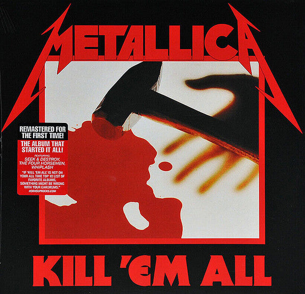 Image of Front Cover of LP - VG+/VG+ - METALLICA, Kill 'Em All (Blackened; 00602547885289, Europe 2016 Reissue, Inner), ,  - 4346140S