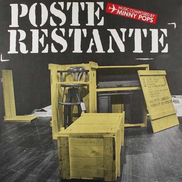 Image of Front Cover of 1044086S: LP - MINNY POPS, Poste Restante (Plurex Records; PLUREX 3000, Netherlands 1983)   VG/VG+