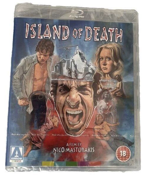 Image of Front Cover of 1014242C: 2xBlu-ray - NICO MASTORAKIS, Island of Death (Arrow Video; FCD1106, UK 2015 Reissue)   VG+/VG+