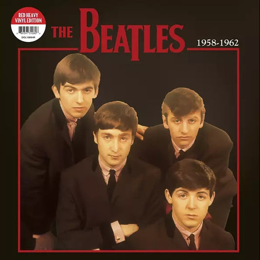 Image of Front Cover of 3654234S: LP - THE BEATLES, 1958-1962 (DOL; DOL1080HR, Europe 2021, Red Vinyl, Unofficial)   NEW/NEW