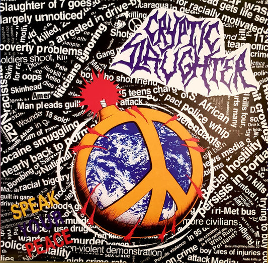 Image of Front Cover of 1054011S: LP - CRYPTIC SLAUGHTER, Speak Your Peace (Radiation Reissues; RRS168, Italy 2022 Reissue, Insert)   NEW/NEW