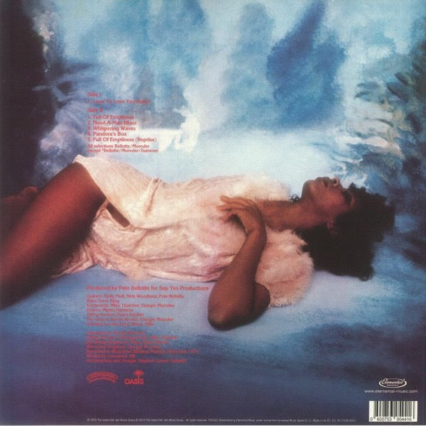 Image of Back Cover of 2034040E: LP - DONNA SUMMER, Love To Love You Baby (Elemental Music; 700162, Europe 2022 Reissue)   NEW/NEW