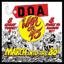 Image of Front Cover of 1054107S: LP - D.O.A., War On 45 (Pasa er; none, Europe 2023 Reissue, Booklet)   NEW/NEW