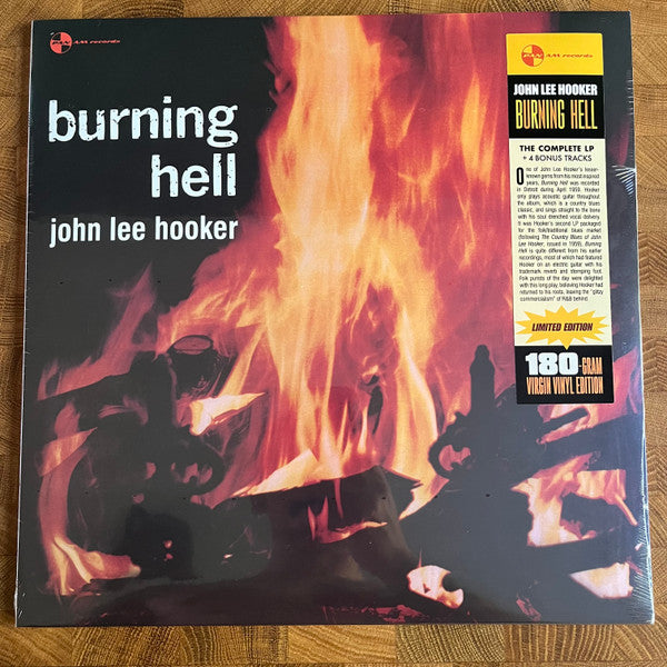 Image of Front Cover of LP - NEW/NEW - JOHN LEE HOOKER, Burning Hell (Pan Am Records; 9152324, Europe 2023 Reissue, 180 Gram Vinyl), ,  - 2416354C