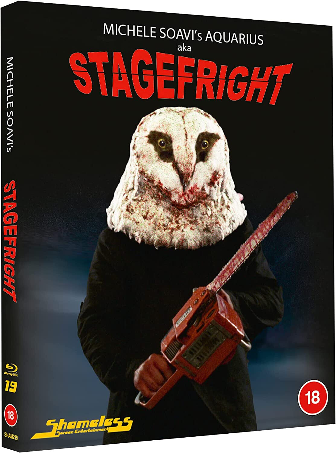 Image of Front Cover of 0954309S: Blu-ray - MICHELE SOAVI'S, STAGEFRIGHT (, Europe 1987) Strong VG+  VG+/VG+