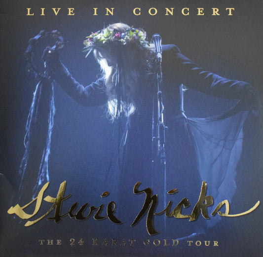 Image of Front Cover of 1044270S: 2xLP - STEVIE NICKS, Live In Concert, The 24 Karat Gold Tour (BMG; 538637770 4050538640229, US 2020, Gatefold, 2 Inners, 180 Gram Crystal-Clear Vinyl)   VG+/EX