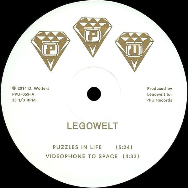 Image of Back Cover of 5114046C: 12" - LEGOWELT, Los Alamos Motel (Peoples Potential Unlimited; PPU-059, US 2014, Stickered Plain Sleeve) Strong VG - a few light marks only.  VG+/VG