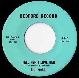 Image of Back Cover of 3654023S: 7" - LEE FIELDS, Bewildered/ Tell Her I Love Her (Bedford Records; Bedford105, US 1969, Plain sleeve) Light marks.  /VG+