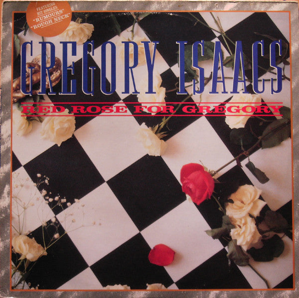 Image of Front Cover of LP - VG+/VG+ - GREGORY ISAACS, Red Rose For Gregory (Greensleeves Records; GREL 118, UK 1988), ,  - 3726216E