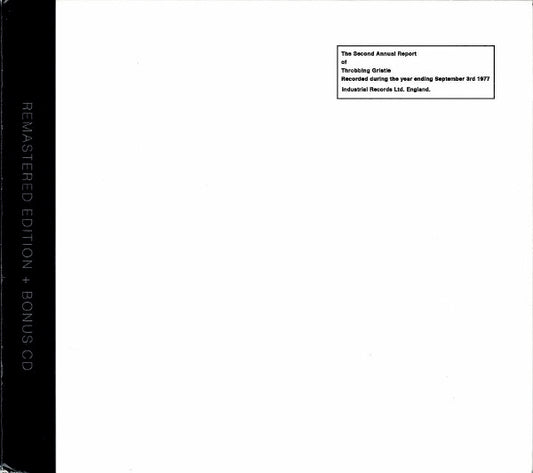 Image of Front Cover of 2xCD - VG+/VG+ - THROBBING GRISTLE, The Second Annual Report Of Throbbing Gristle (Industrial Records; IRLCD001, UK 2011 Reissue, Triple Gatefold Card Sleeve), ,  - 3216182C