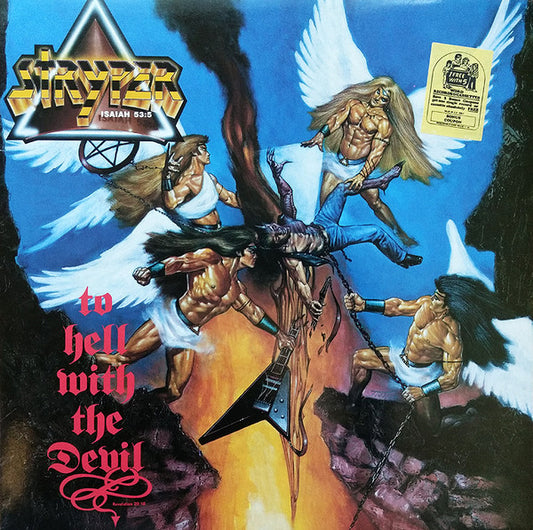 Image of Front Cover of 1024118E: LP - STRYPER, To Hell With The Devil (Music For Nations; MYR R 1229, UK 1986)   VG/VG+