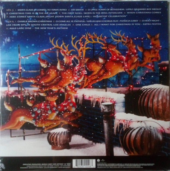 Image of Back Cover of 1144032S: LP - MARIAH CAREY, Merry Christmas II You (Island Records; 00602435155463, Europe 2020, Insert)   EX/EX