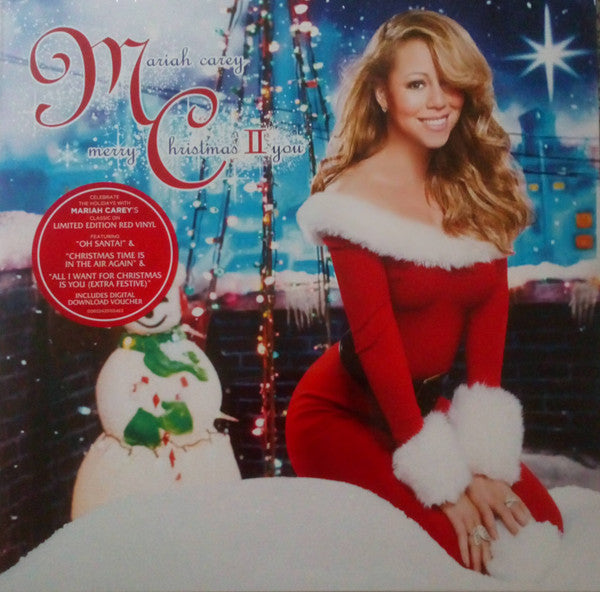 Image of Front Cover of 1144032S: LP - MARIAH CAREY, Merry Christmas II You (Island Records; 00602435155463, Europe 2020, Insert)   EX/EX