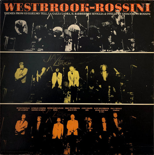 Image of Front Cover of 4514524C: 2xLP - WESTBROOK - ROSSINI, Westbrook-Rossini (hat ART; hat ART 2040, Switzerland 1987, Fold Over Box Sleeve, Postcard)   VG/VG+