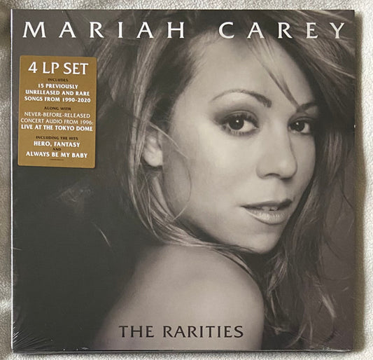 Image of Front Cover of 4xLP - VG/VG - MARIAH CAREY, The Rarities (Legacy; 19439814021, US 2023 Reissue, Slipcase, 4 Inners, Hype Stickered Sleeve), Strong VG all round - light scuffs, light edge wear,  - 1946288S