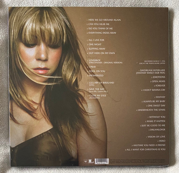 Image of Back Cover of 4xLP - VG/VG - MARIAH CAREY, The Rarities (Legacy; 19439814021, US 2023 Reissue, Slipcase, 4 Inners, Hype Stickered Sleeve), Strong VG all round - light scuffs, light edge wear,  - 1946288S