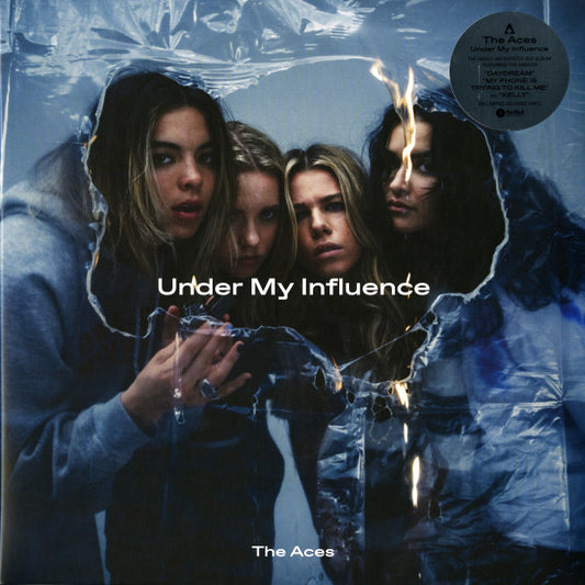 Image of Front Cover of LP - EX/EX - THE ACES, Under My Influence (Red Bull Records; RBR0766VL, USA, Canada & UK 2020, Gatefold, Insert, Poster, Blue Vinyl), Seal opened instore, still in stickered shrinkwrap.,  - 3046243S