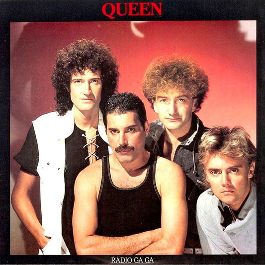 Image of Front Cover of 0115459C: 12" - QUEEN, Radio Ga Ga (EMI; 12QUEEN1, UK 1984, Picture Sleeve)   VG/VG