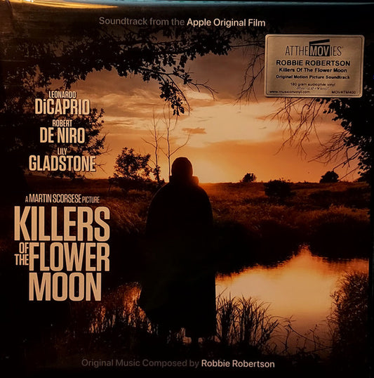 Image of Front Cover of 1114121C: LP - ROBBIE ROBERTSON, Killers Of The Flower Moon (Soundtrack From The Apple Original Film) (Music On Vinyl; MOVATM400, Europe 2023, Gatefold)   NEW/NEW