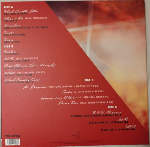 Image of Back Cover of 1144099S: 2xLP - TOM ASPAUL, Black Country Discoth que (1609; 16090013, UK 2022, Gatefold)   VG+/VG+