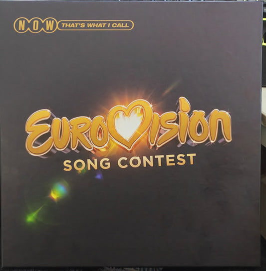 Image of Front Cover of 1144278S: 5xLP - VARIOUS, Now That's What I Call Eurovision Song Contest (Now That's What I Call Music Llp; LPNBX4, UK & Europe 2023, Box Set, 5 Inners, Clear Vinyl)   VG+/VG+