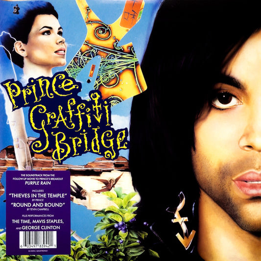 Image of Front Cover of 1144282S: 2xLP - PRINCE, Graffiti Bridge (NPG Records; R1 27493, Europe 2023 Reissue, 2 Inners) Opened Instore  VG+/VG+