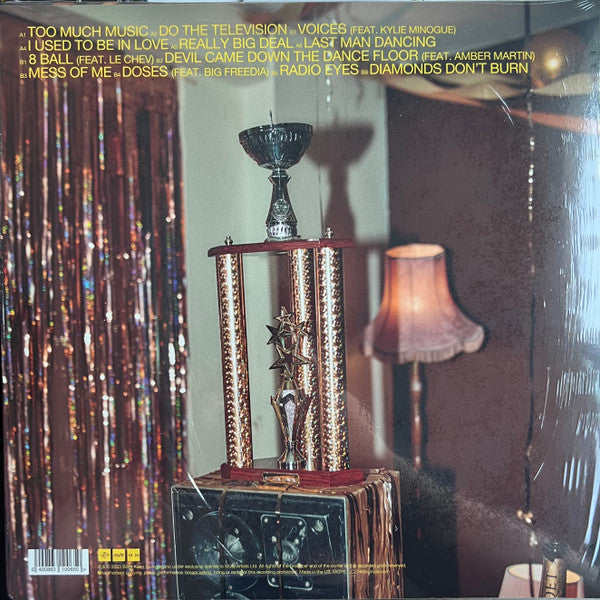 Image of Back Cover of LP - EX/EX - JAKE SHEARS, Last Man Dancing (Mute; STUMM487, Europe 2023, Inner, Clear Vinyl. Scissor Sisters), Still In Opened Shrinkwrap With Hype Sticker,  - 1316017C