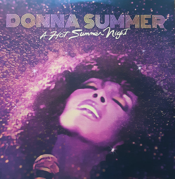 Image of Front Cover of 1814502C: 2xLP - DONNA SUMMER, A Hot Summer Night (Crimson; DBTMSNLP83, UK 2020, 2 Inners, Remastered, Purple Translucent, 180g)   VG+/VG+